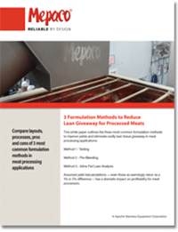 3 Formulations for Processed Meats